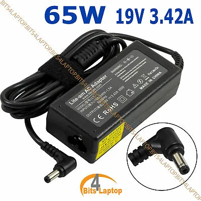 65W 19V 3.42A Laptop Power AC Adapter Charger PSU For STONE NT309 5.5*2.5mm • £11.76