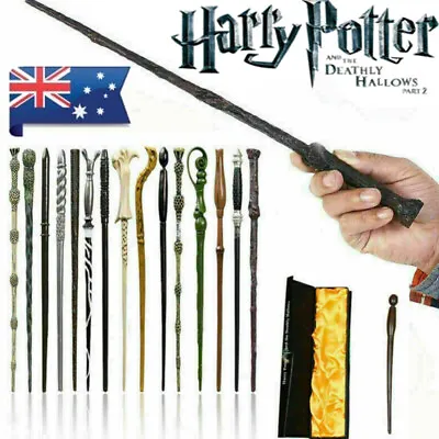 Harry Potter Wand Hermione Dumbledore Ginny Wizard Magic Wand Cosplay Stick Box • $31.89