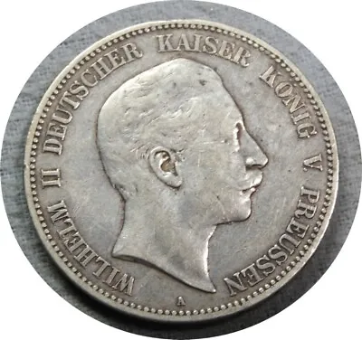 Elf Germany Prussia 5 Mark 1907 A • $50