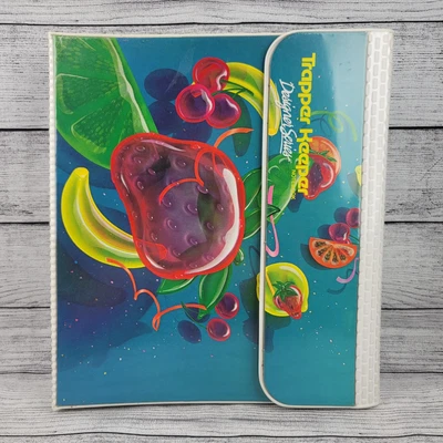 $40 • Buy Vintage Mead Trapper Keeper Designer Series 3 Ring Binder Fruits
