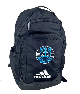 $34.99 • Buy Adidas Defender Backpack Large Black 16  Laptop Shoe Vent Multiple Pockets NWT