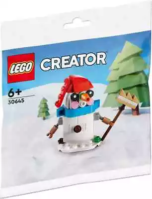 LEGO Creator (30645): Snowman - New/Sealed/Seasonal/Christmas/Xmas/HTF/Santa 🦇 • $13.49