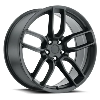 20  Voxx Replica Hellcat Widebody Red Eye Matte Black Wheel 20x10.5 5x115 25mm R • $308