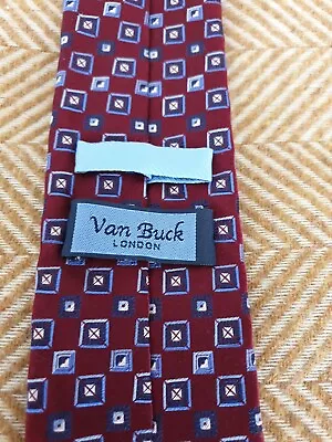 Van Buck Silk Tie 8cm • £10