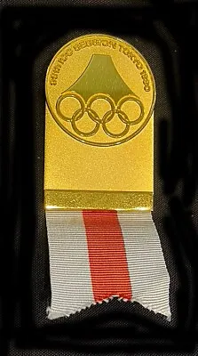 1990 TOKYO JAPAN  96th IOC Olympic Session Badge EXCELLENT CONDITION • $249