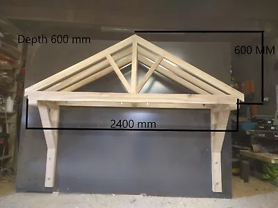 Oak Porch Canopy Frame Kit Wall Hang Parcel To Cross Uk £150 • £550