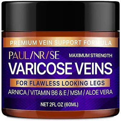 Varicose Veins Cream For Legs Natural Varicose And Spider Veins Treatment 2025 • $15.99