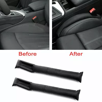 1 Pair Car Seat Gap Filler Spacer Auto PU Leather Universal Holster Blocker Pad • $9.35