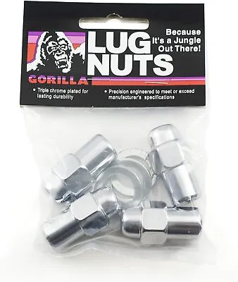 Gorilla Automotive 73177B 7/16  Chrome Standard Mag Lug Nuts • $10.79