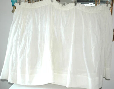$34.99 • Buy Vintage 50's/60's Dotted Swiss Bassinet Skirt With Easy Fit Elastic Top