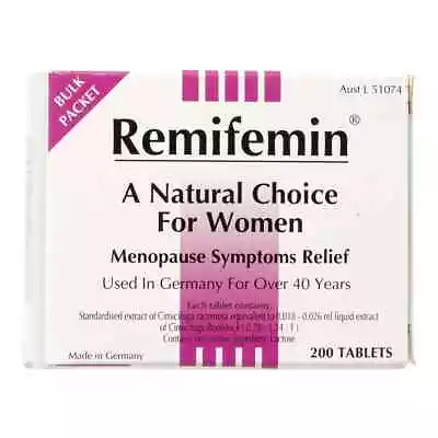 Remifemin Menopause Symptom Relief 200 Tablets • $35.95