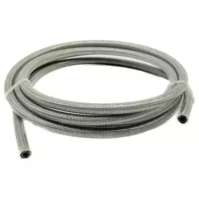 3FT AN3 1/8  Motorcycle Stainless Steel Braided Nylon Fuel Hose Oil Brake Line • $8.45