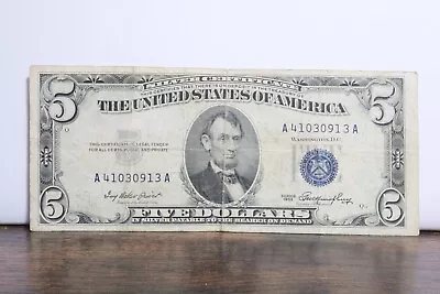 1953 $5 Silver Certificate Free Shipping • $18.05