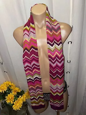 Missoni For Target Zig Zag Multi Color Winter Knit Scarf • $19.99