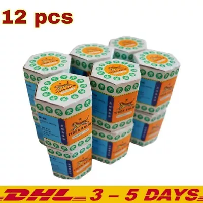 White Tiger Balm Ointment Thai Herbal Aroma Relaxing Massage Balm12 X 30g • $67.95