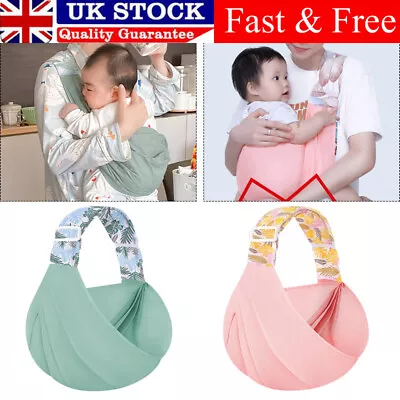 £9.59 • Buy Newborn Baby Sling Dual Use Wrap Nursing Cover Carrier Breastfeeding Supplies