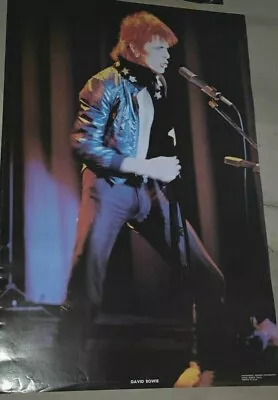 $59.95 • Buy David Bowie 1973 73 Vintage Rock & Roll Concert Nos Great Western Poster -nice! 