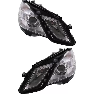 Headlight Assembly Set Halogen For 2010-2013 Mercedes Benz E350 E550 Left Right • $506.03