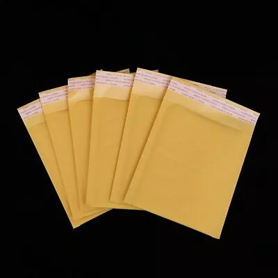 6Pcs Kraft Paper Envelopes Mailing Bubble Bags Wet Bag Padded Menstrual Pads Kit • $22.98