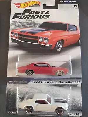 $24.99 • Buy Hot Wheels Fast & Furious Lot Of 2 '69 Ford Mustang Boss 302 1970 Chevelle SS