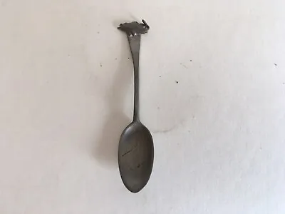 $12 • Buy Vintage Pewter Miniature Spoon With Fish On Top