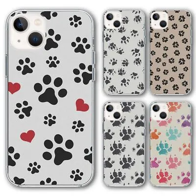 Silicone Phone Case Cover Paw Prints Animal Group 1 - US • $9.95