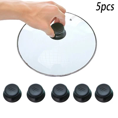 £4.39 • Buy 5Pcs Kitchen Cooking Pot Pan Lids Replacement Knob Lifting Handle Saucepan Lid