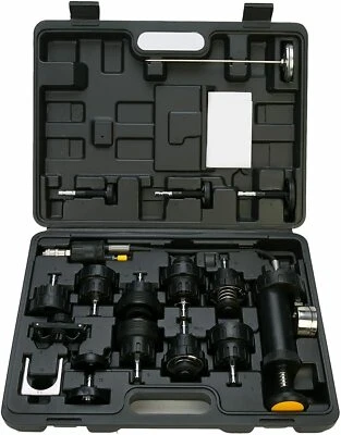 $45.77 • Buy 18Pc Radiator Pressure Tester Vacuum Pump Type Cooling System Detector Gauge Kit