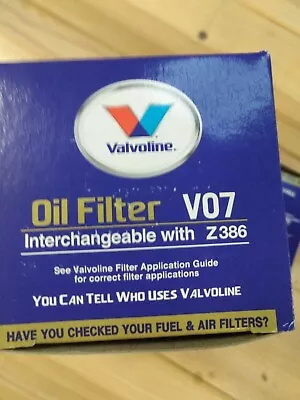 Genuine Valvoline Oil Filter Z386 V07 – New • $9.95