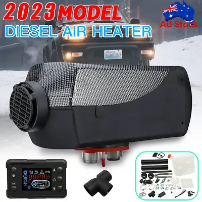 Diesel Air Heater 12V 5KW Tank Remote Control Thermostat Caravan Motorhome RV • $107