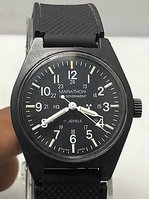 Marathon H3 Military MIL-W-46374F Manual Winding 17 J Men's Wristwatch • $425