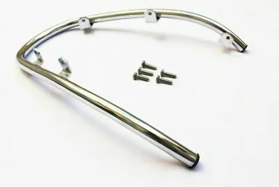 Vespa Lx Front Mudguard Crash Bar / Bumper. Chromed With Stainless Fixing Bolts • $33.62