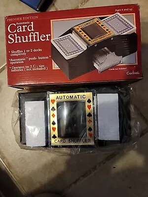 Vintage Cardinal #375 Automatic Playing Card Shuffler Shuffles 1 Or 2 Decks New • $14.40