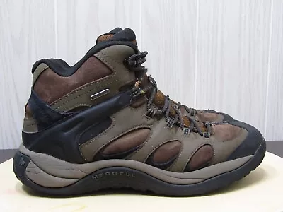 Mens Merrell J77273 Brown Black Reflex 3 Waterproof Hiking Outdoor Boots Sz. 8.5 • $36.99