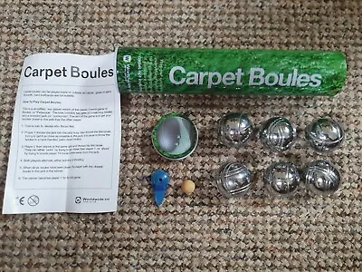 £12.95 • Buy Carpet Boules - Mini Set In Tin