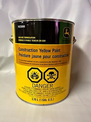 1 Gallon- John Deere Construction Yellow Paint Low Voc #TY25666 • $92.50