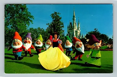 Orlando FL Walt Disney World Snow White Seven Dwarfs Florida Vintage Postcard • $7.99