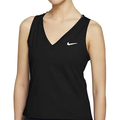 £33.15 • Buy Nike Court Victory Tennis Vest Tank - Black/White - Medium - M - BQ6054-010