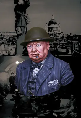 Life Miniatures - Prime Minister Winston Churchill - 1/9th Resin Bust - LMB005 • £46