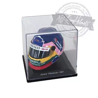 Jacques Villeneuve 1997 Formula One World Champion 1:5 Mini Scale Replica Helmet • $56.95