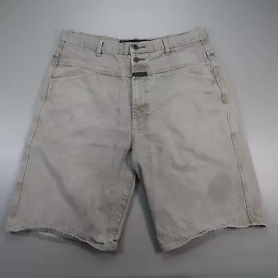 $35.80 • Buy Marithe Francois Girbaud Shorts Mens 38 Tan Denim Blue X Short Authentic Fit *