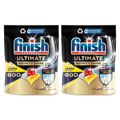 $95 • Buy 200x Finish Powerball Ultimate Infinity Shine Lemon Dishwasher Tablets