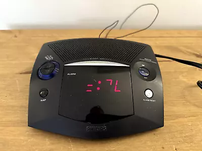 Philips FM / AM Alarm Clock Radio AJ3125 Tested Working Black • £9.99