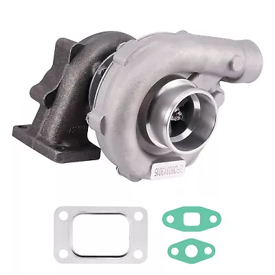 T3 T4 T04E .57 .50 A/R Universal  Turbocharger Oil Cooled  For 1.5L - 2.5L 400HP • $193.45