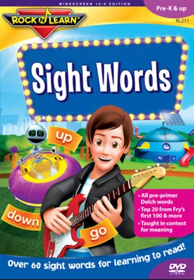 Rock N Learn: Sight Words DVD (2011) Cert E Incredible Value And Free Shipping! • £3.48