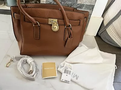 Michael Kors Hamilton Bag Large Caramel Excellent $398 • $130