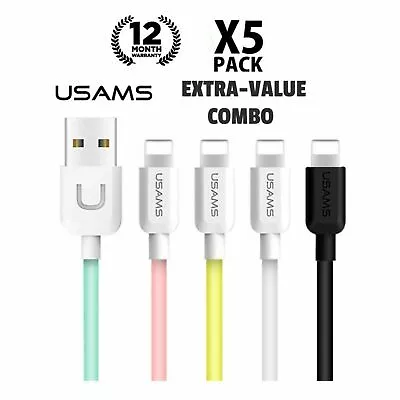 $9.99 • Buy 5X Fast USB Cable Charger Cord Charging For Apple IPhone 7 8 X 11 12 13 Pro Ipad