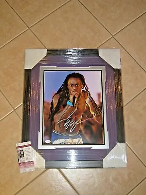 Lil Wayne Signed Autographed 11x14 Photo FRAMED JSA YMCMB Young Money WEEZY • £569.23