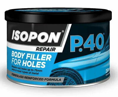 £8.72 • Buy U-POL ISOPON P40 Car Bodywork Fibreglass Reinforced Body Filler For Holes Repair