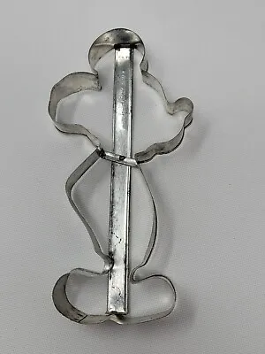 Mickey Mouse Cookie Cutter Vintage Metal Walt Disney Full Body Side View 7.25  • $9.95